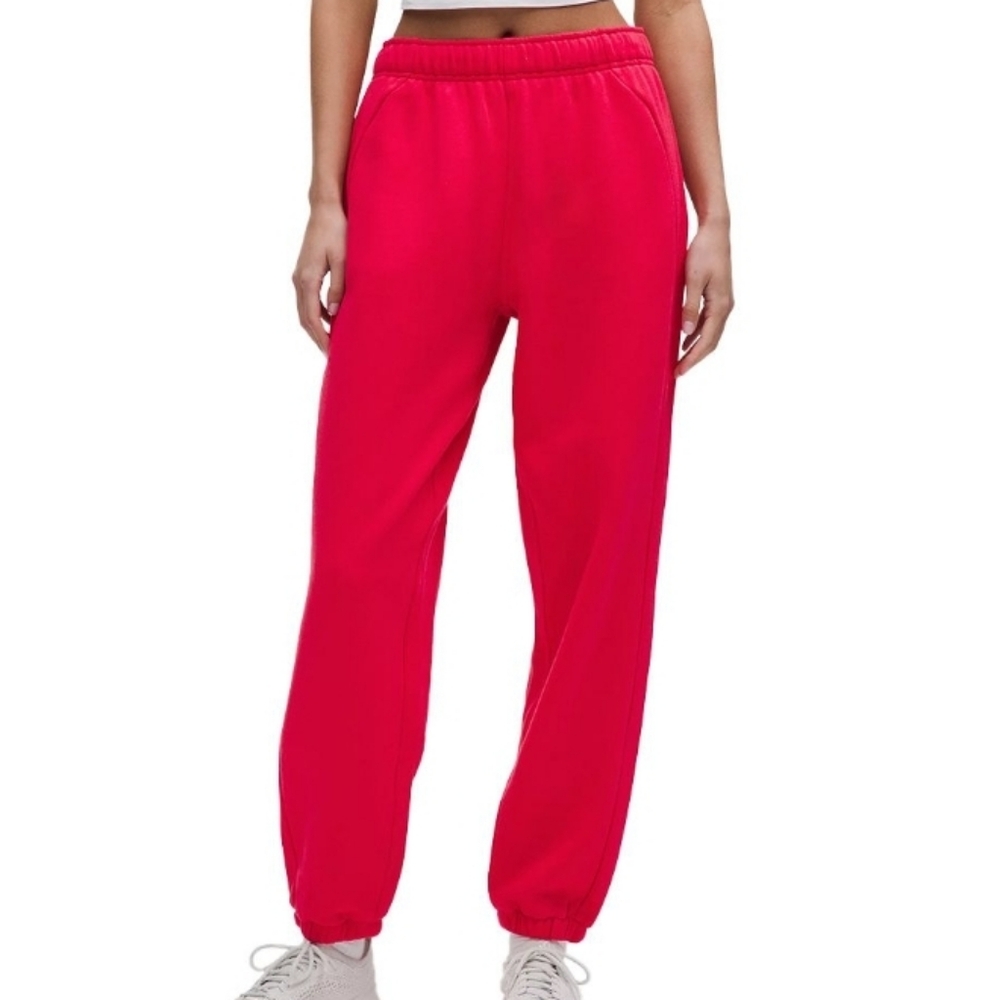 Lululemon Scuba Vibrant Red Joggers